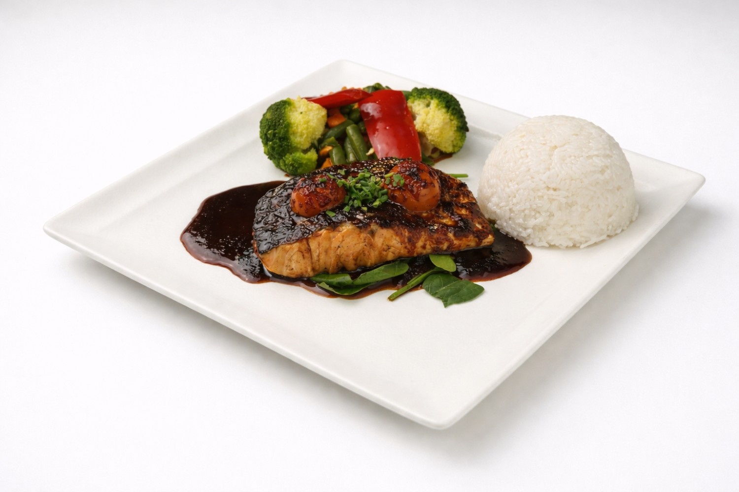 Стейк из лосося